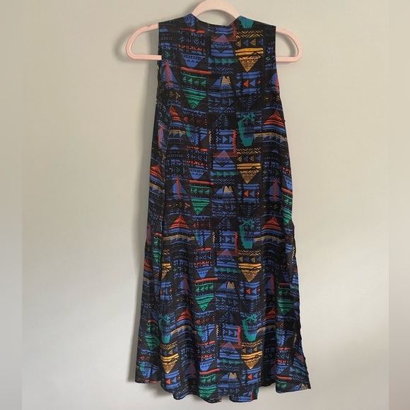 Lularoe Bright Geometric Joy Longline Vest - Picture 7 of 8